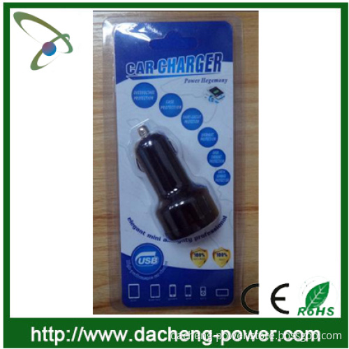 dual usb port car charger usb hub 5V 2.1A